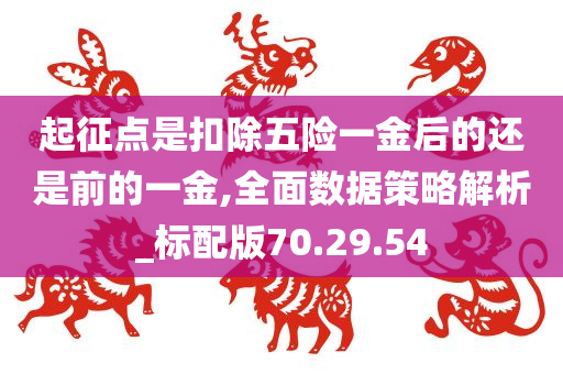 起征点是扣除五险一金后的还是前的一金,全面数据策略解析_标配版70.29.54