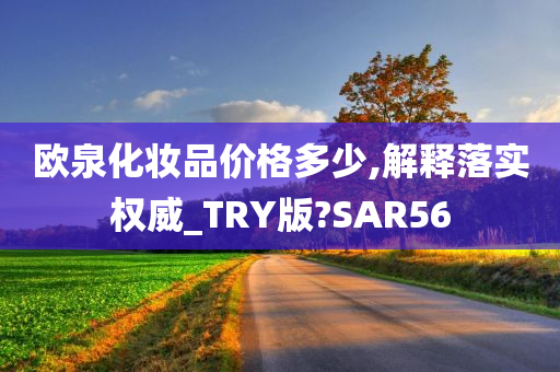 欧泉化妆品价格多少,解释落实权威_TRY版?SAR56