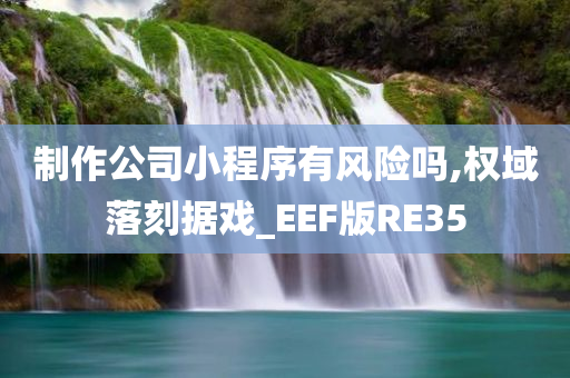 制作公司小程序有风险吗,权域落刻据戏_EEF版RE35