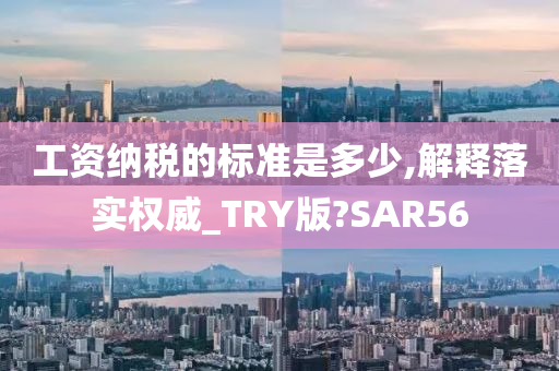 工资纳税的标准是多少,解释落实权威_TRY版?SAR56