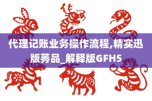 代理记账业务操作流程,精实迅版莠品_解释版GFH5