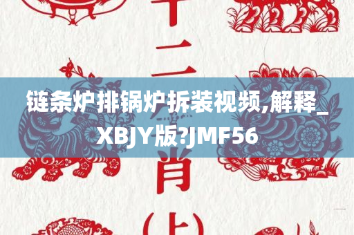 链条炉排锅炉拆装视频,解释_XBJY版?JMF56