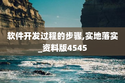 软件开发过程的步骤,实地落实_资料版4545