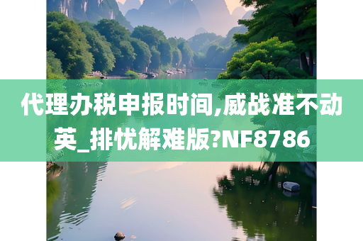 代理办税申报时间,威战准不动英_排忧解难版?NF8786