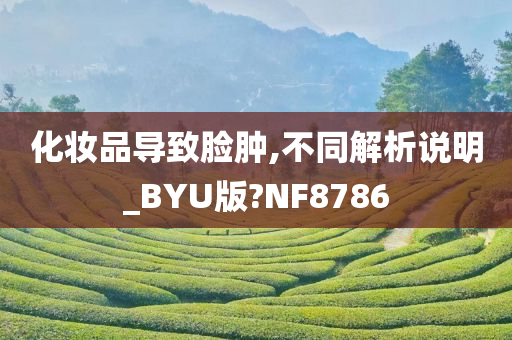 化妆品导致脸肿,不同解析说明_BYU版?NF8786