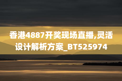 香港4887开奖现场直播,灵活设计解析方案_BT525974