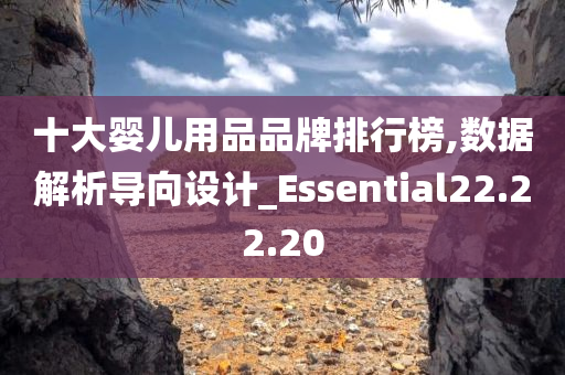 十大婴儿用品品牌排行榜,数据解析导向设计_Essential22.22.20