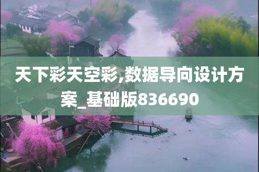 天下彩天空彩,数据导向设计方案_基础版836690