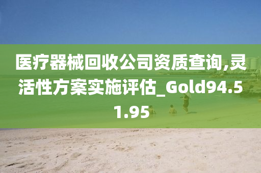 医疗器械回收公司资质查询,灵活性方案实施评估_Gold94.51.95