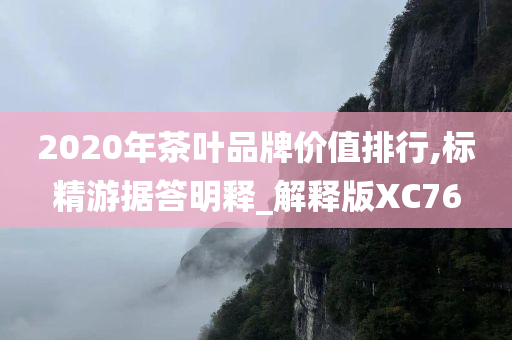 2020年茶叶品牌价值排行,标精游据答明释_解释版XC76