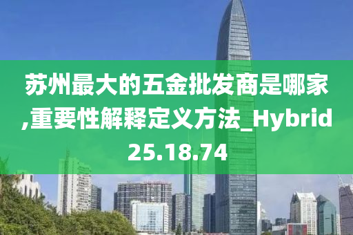 苏州最大的五金批发商是哪家,重要性解释定义方法_Hybrid25.18.74