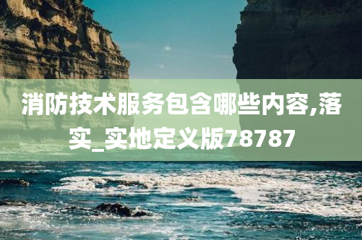 消防技术服务包含哪些内容,落实_实地定义版78787