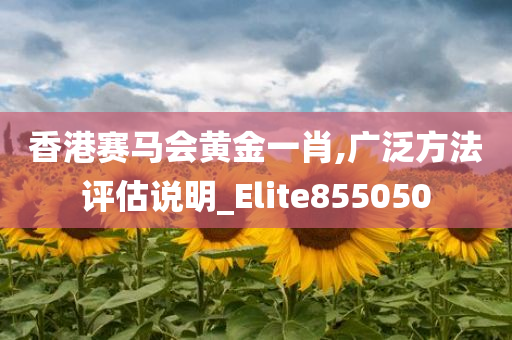 香港赛马会黄金一肖,广泛方法评估说明_Elite855050