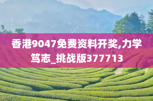 香港9047免费资料开奖,力学笃志_挑战版377713