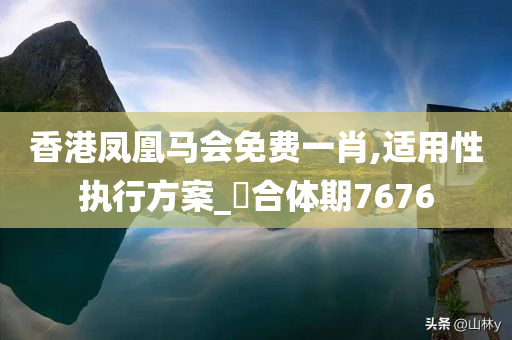 香港凤凰马会免费一肖,适用性执行方案_‌合体期7676