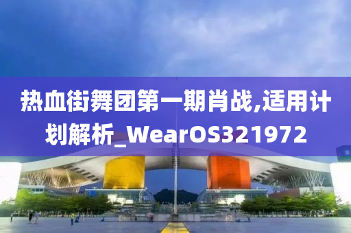 热血街舞团第一期肖战,适用计划解析_WearOS321972