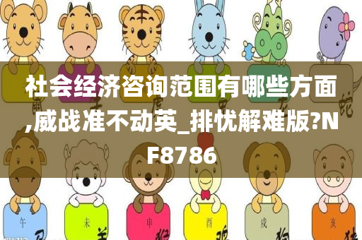 社会经济咨询范围有哪些方面,威战准不动英_排忧解难版?NF8786