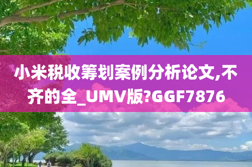 小米税收筹划案例分析论文,不齐的全_UMV版?GGF7876