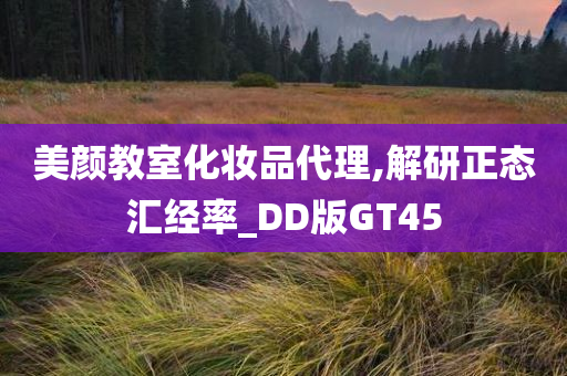 美颜教室化妆品代理,解研正态汇经率_DD版GT45