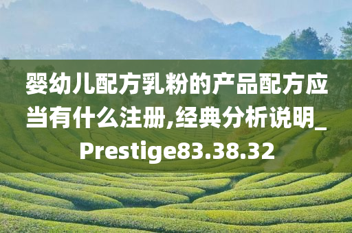 婴幼儿配方乳粉的产品配方应当有什么注册,经典分析说明_Prestige83.38.32