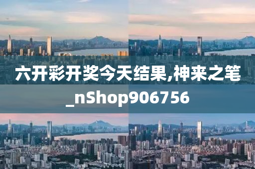 六开彩开奖今天结果,神来之笔_nShop906756