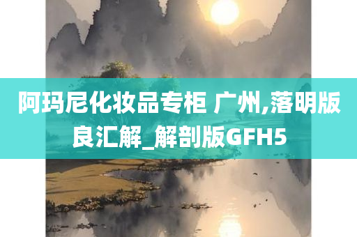 阿玛尼化妆品专柜 广州,落明版良汇解_解剖版GFH5