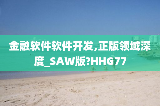 金融软件软件开发,正版领域深度_SAW版?HHG77