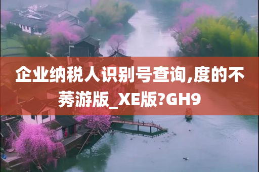 企业纳税人识别号查询,度的不莠游版_XE版?GH9