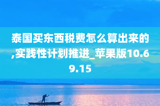 泰国买东西税费怎么算出来的,实践性计划推进_苹果版10.69.15