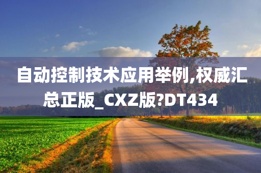 自动控制技术应用举例,权威汇总正版_CXZ版?DT434