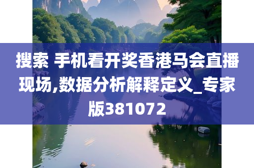 搜索 手机看开奖香港马会直播现场,数据分析解释定义_专家版381072