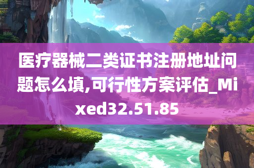 医疗器械二类证书注册地址问题怎么填,可行性方案评估_Mixed32.51.85