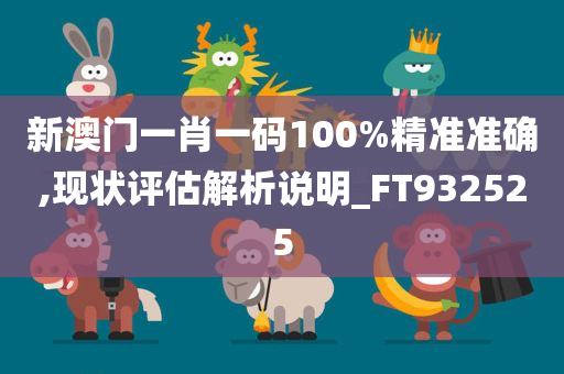 新澳门一肖一码100%精准准确,现状评估解析说明_FT932525