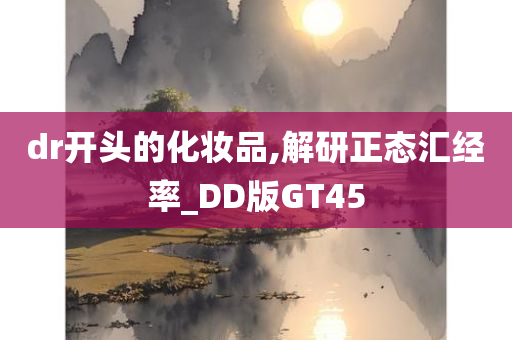 dr开头的化妆品,解研正态汇经率_DD版GT45