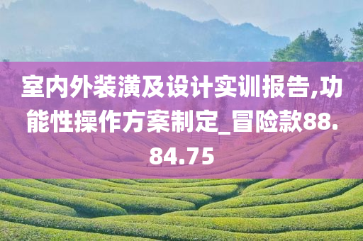 室内外装潢及设计实训报告,功能性操作方案制定_冒险款88.84.75