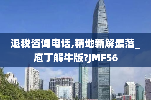 退税咨询电话,精地新解最落_庖丁解牛版?JMF56