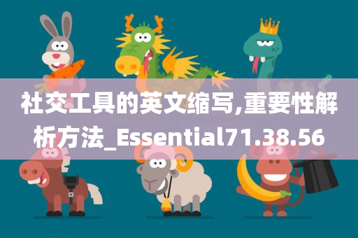 社交工具的英文缩写,重要性解析方法_Essential71.38.56