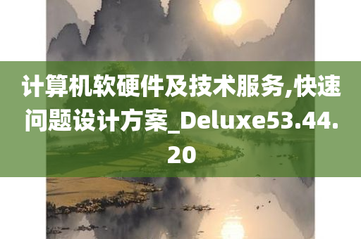 计算机软硬件及技术服务,快速问题设计方案_Deluxe53.44.20