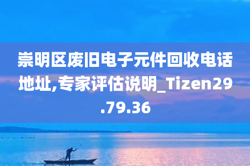 崇明区废旧电子元件回收电话地址,专家评估说明_Tizen29.79.36