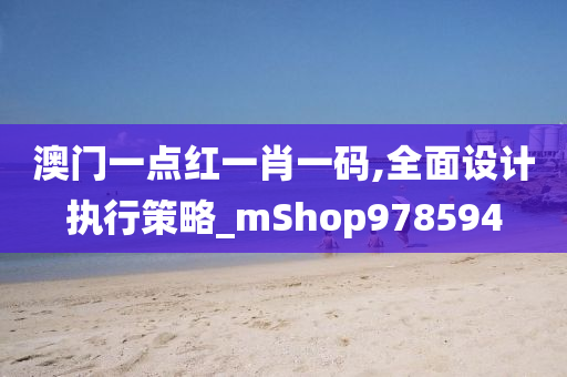 澳门一点红一肖一码,全面设计执行策略_mShop978594