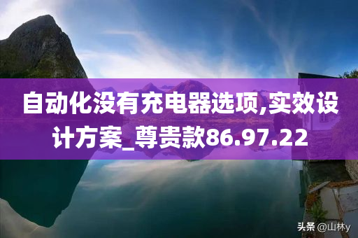 自动化没有充电器选项,实效设计方案_尊贵款86.97.22