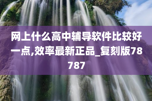 网上什么高中辅导软件比较好一点,效率最新正品_复刻版78787