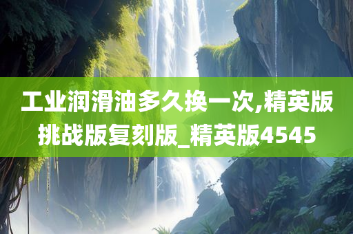 工业润滑油多久换一次,精英版挑战版复刻版_精英版4545