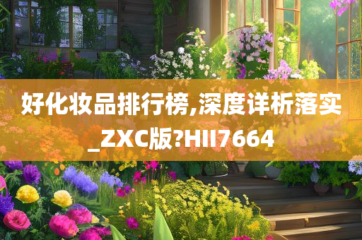 好化妆品排行榜,深度详析落实_ZXC版?HII7664