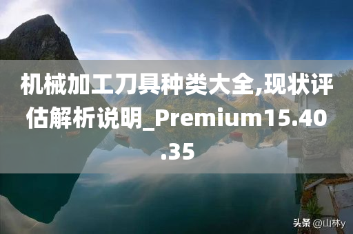 机械加工刀具种类大全,现状评估解析说明_Premium15.40.35