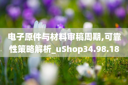 电子原件与材料审稿周期,可靠性策略解析_uShop34.98.18