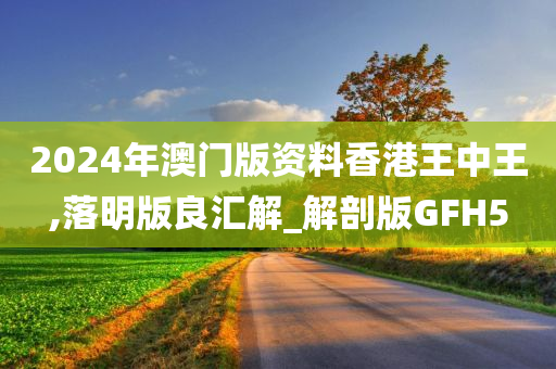 2024年澳门版资料香港王中王,落明版良汇解_解剖版GFH5