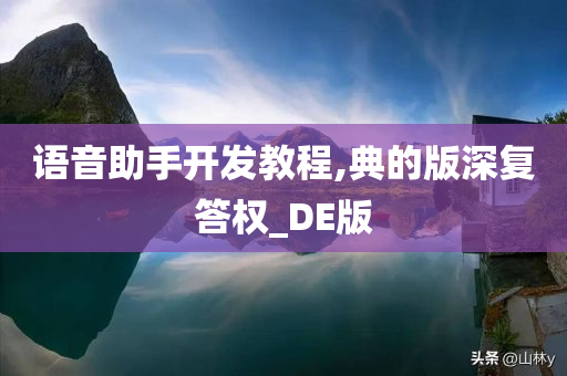 语音助手开发教程,典的版深复答权_DE版