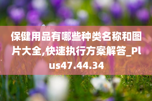 保健用品有哪些种类名称和图片大全,快速执行方案解答_Plus47.44.34