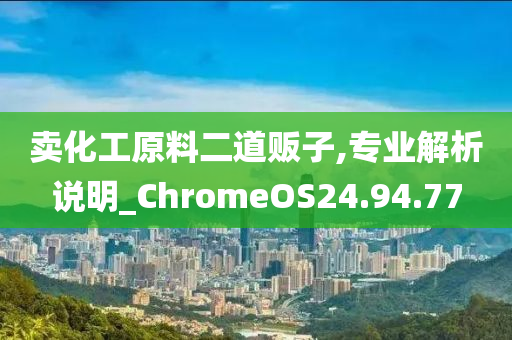 卖化工原料二道贩子,专业解析说明_ChromeOS24.94.77